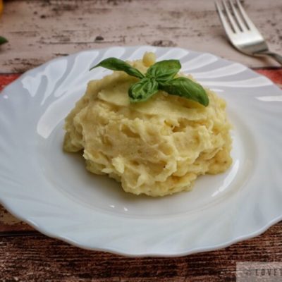 mashed potato, basil, creamy, butter, side dish, flowers