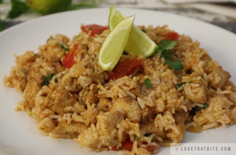 One-Pan Cilantro Lime Chicken Rice