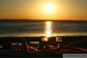 sunset, beach, Denmark, Vrinners, Koldskål, Kammerjunker, strawberries, grapes, flowers, juice, enjoy, best, view, life, pamper, lovethatbite