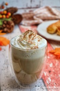 pumpkin spice latte, hot, drink, recipe, fall, homemade, taste, how to make, fresh, whipped cream, coffee time, delicious, warm, foamy, layers, beautiful, latte