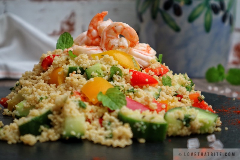 Couscous Shrimp Salad